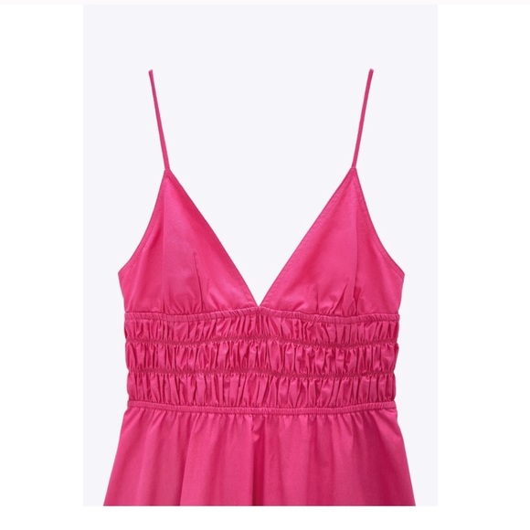 ZARA Voluminous Poplin Dress - Picture 6 of 6